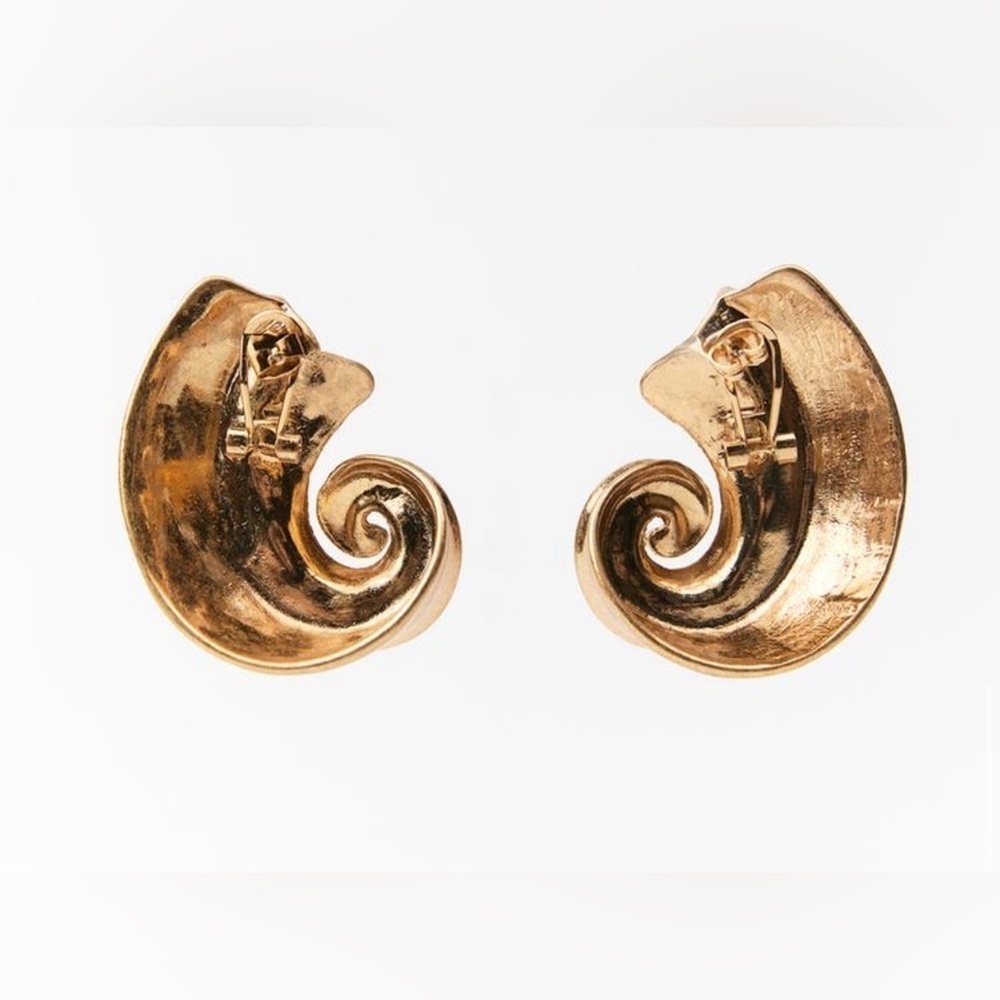 COPY - 🔥🔥Zara Circular Gold earrings - Picture 2 of 4